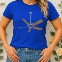 Ceiling Fan Lazy DIY Halloween Costume Funny Easy Women's T-Shirt thumb 2