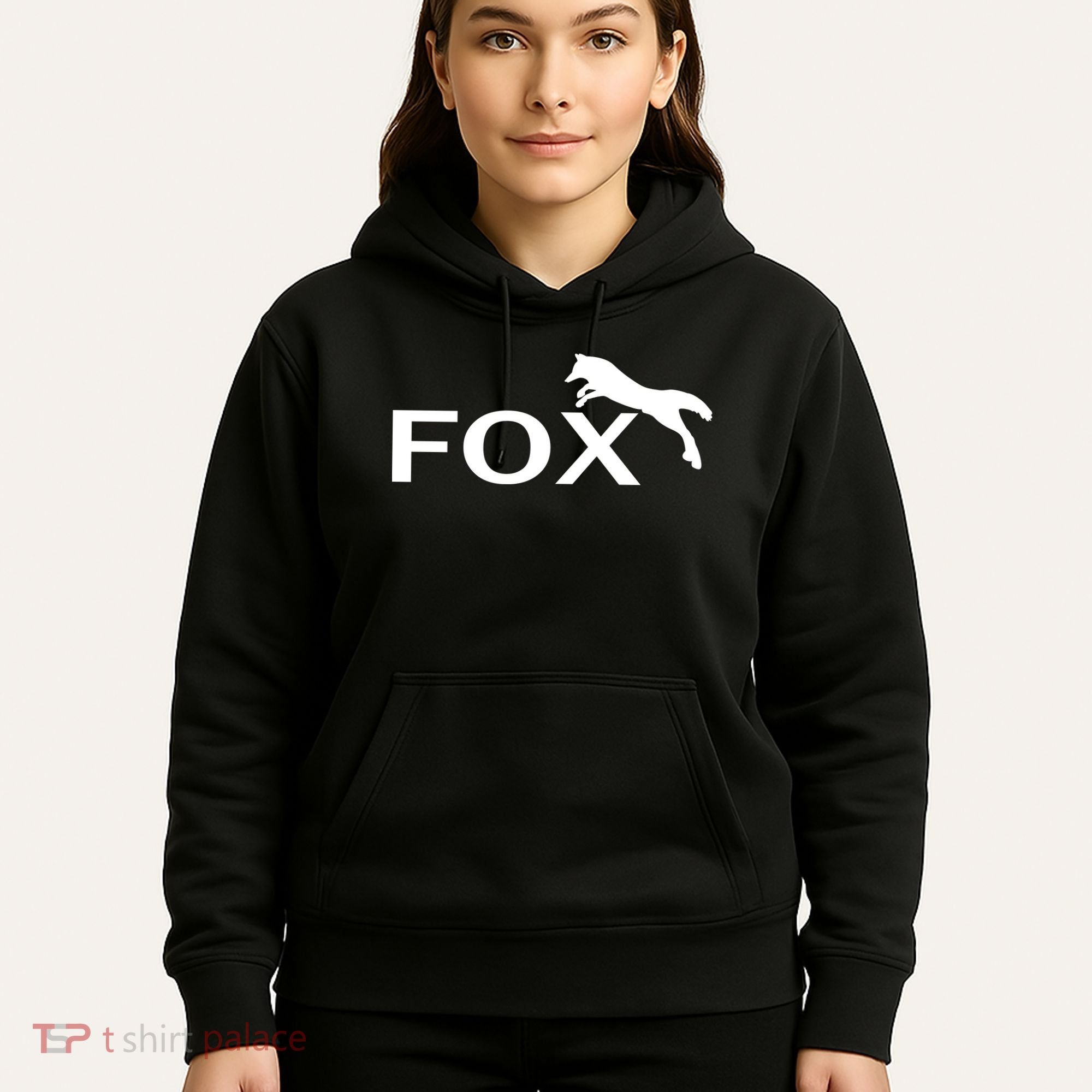 Cute Fox Logo Hoodie