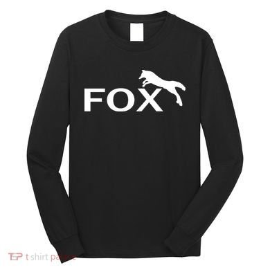 Cute Fox Logo Long Sleeve Shirt