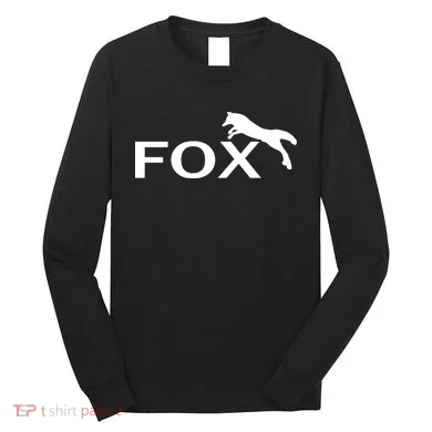 Cute Fox Logo Long Sleeve Shirt
