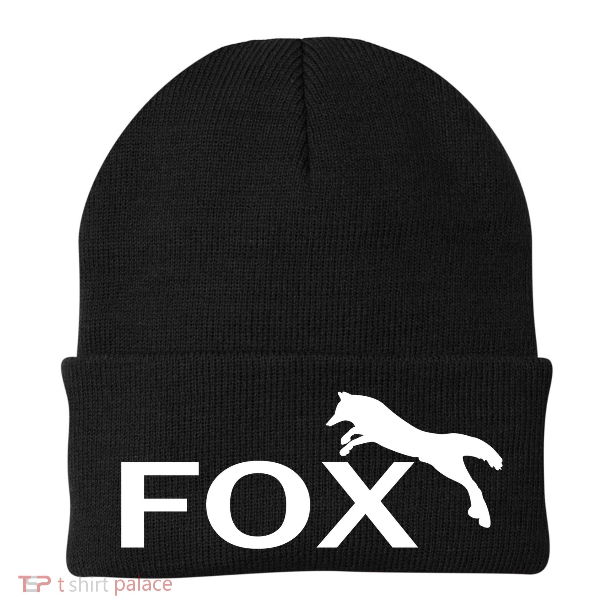 Cute Fox Logo Beanie