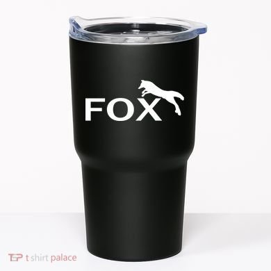 Cute Fox Logo Tumbler