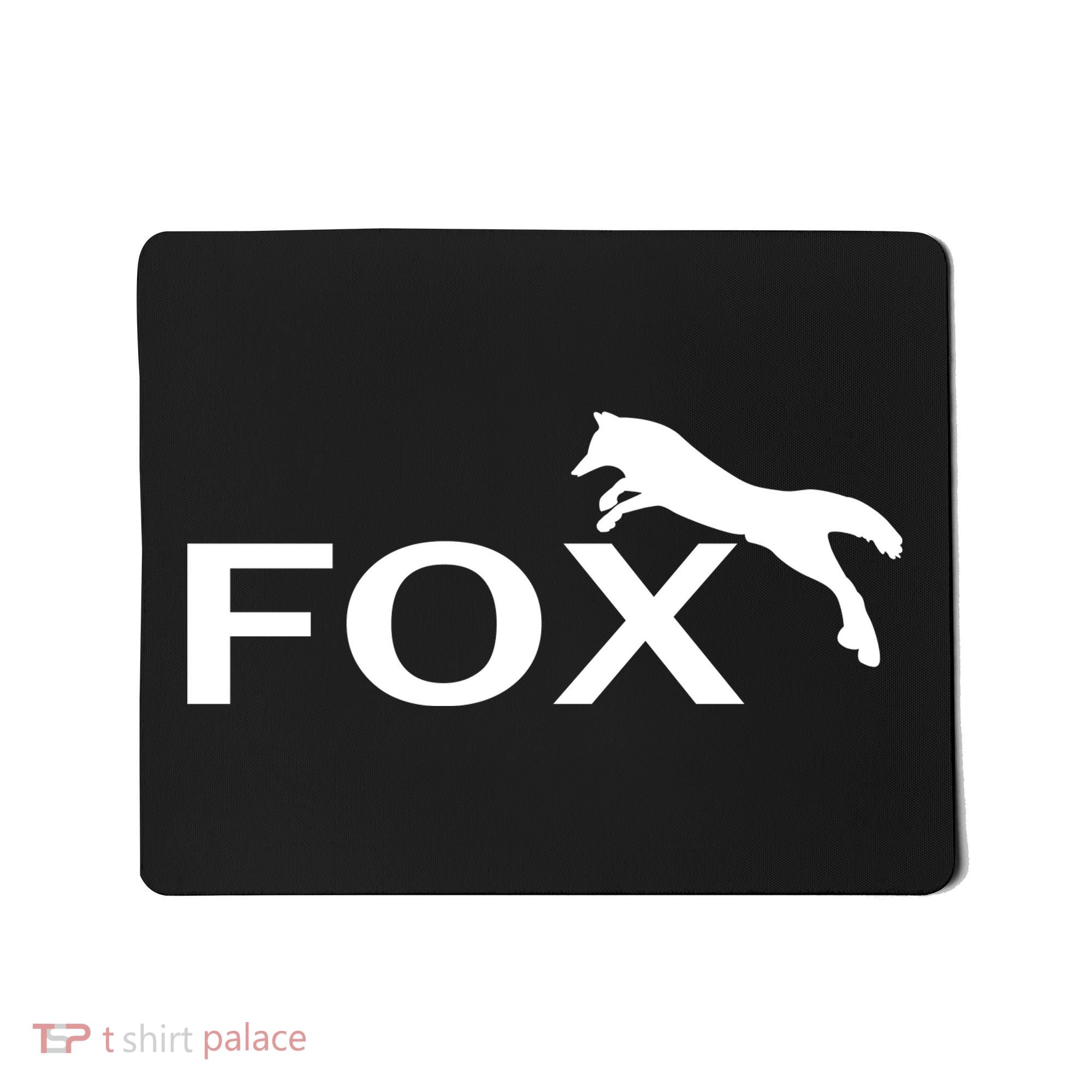 Cute Fox Logo Mousepad