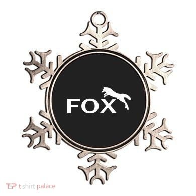 Cute Fox Logo Ornament