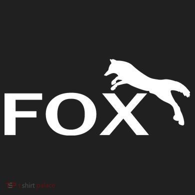 Cute Fox Logo Golf Towel