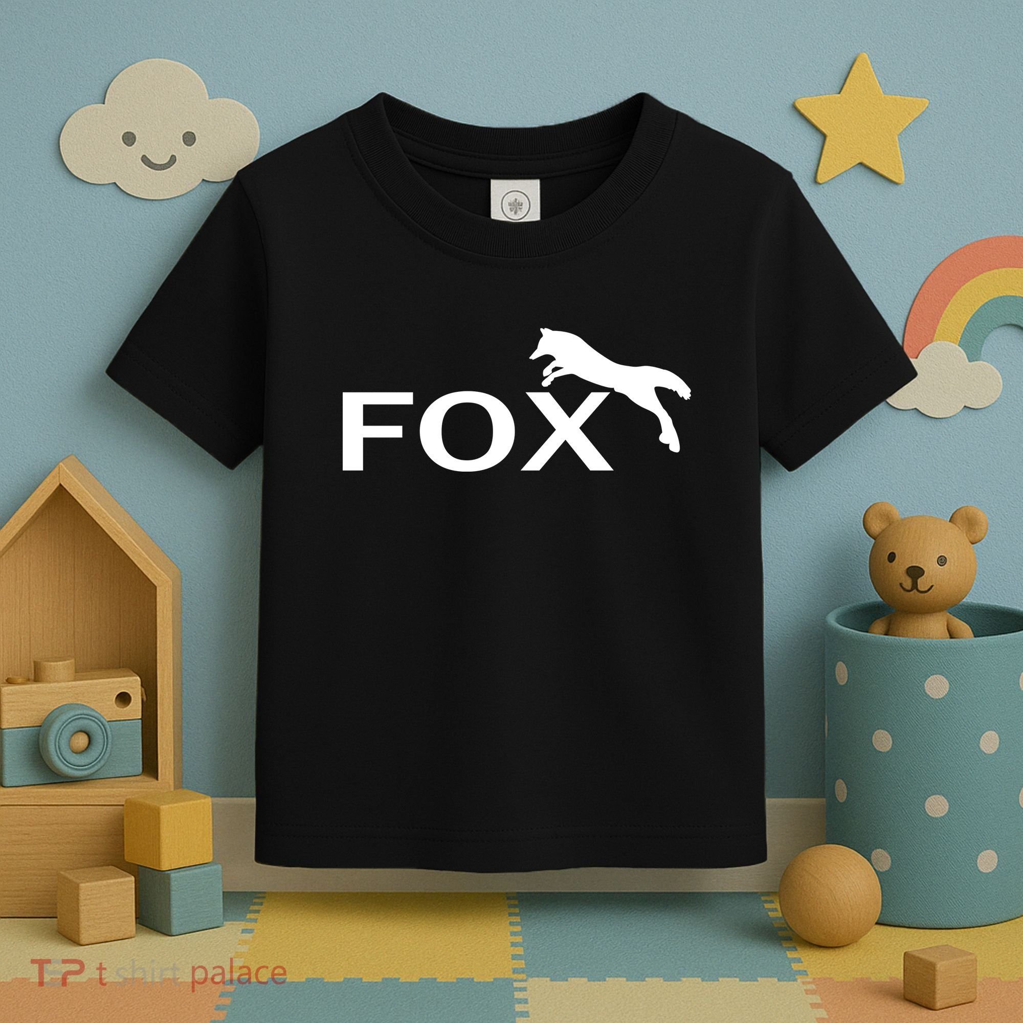 Cute Fox Logo Toddler T-Shirt