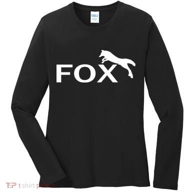 Cute Fox Logo Women's Long Sleeve Shirt