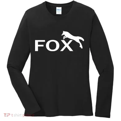 Cute Fox Logo Women's Long Sleeve Shirt