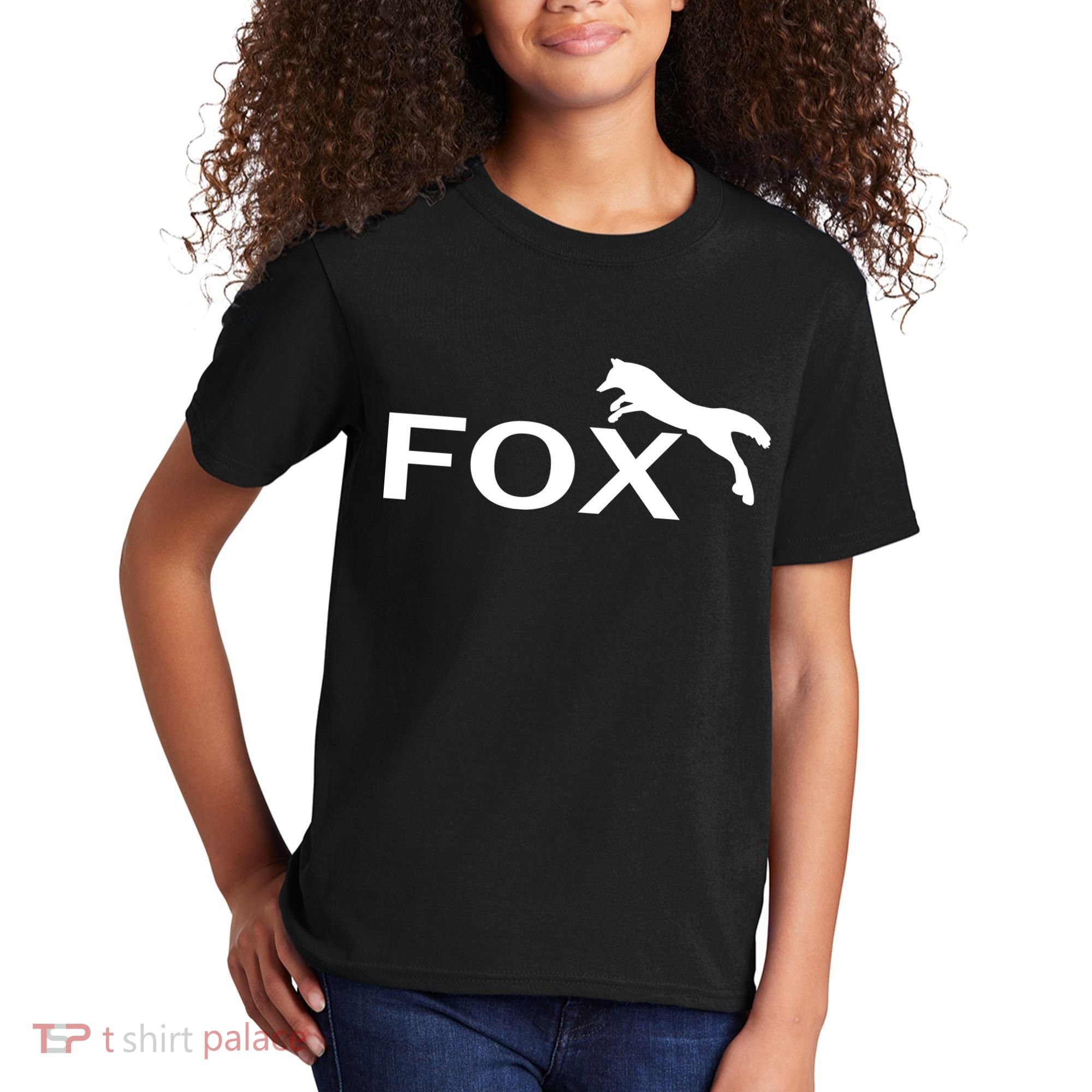 Cute Fox Logo Kids T-Shirt