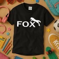 Cute Fox Logo Kids T-Shirt thumb 3