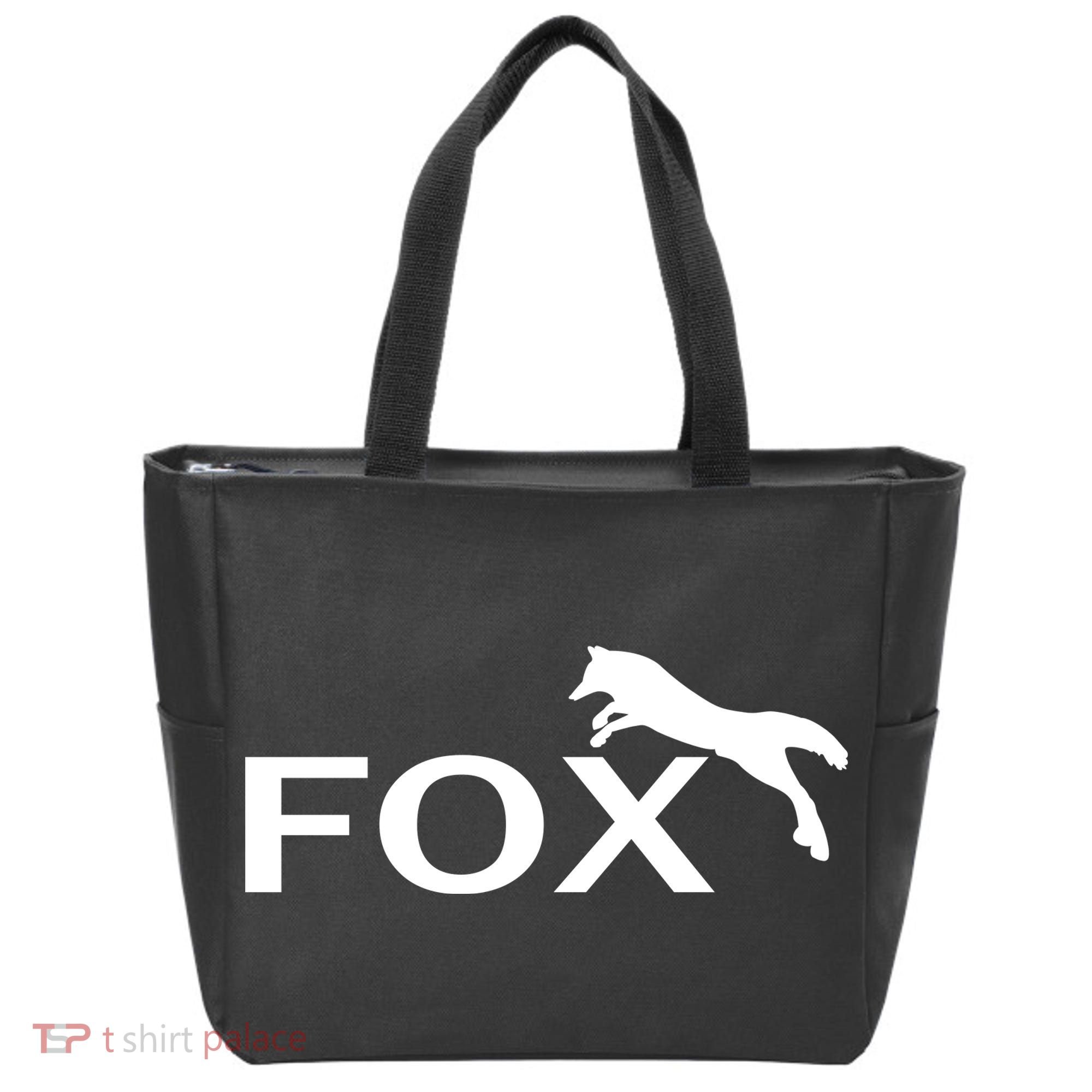 Cute Fox Logo Tote Bag