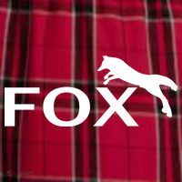 Cute Fox Logo Men's Flannel Plaid Pajama Pants thumb 2