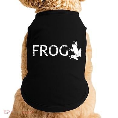 Cute Frog Logo Doggie Tank