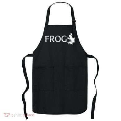Cute Frog Logo Apron