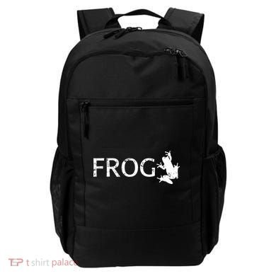 Cute Frog Logo Backpack