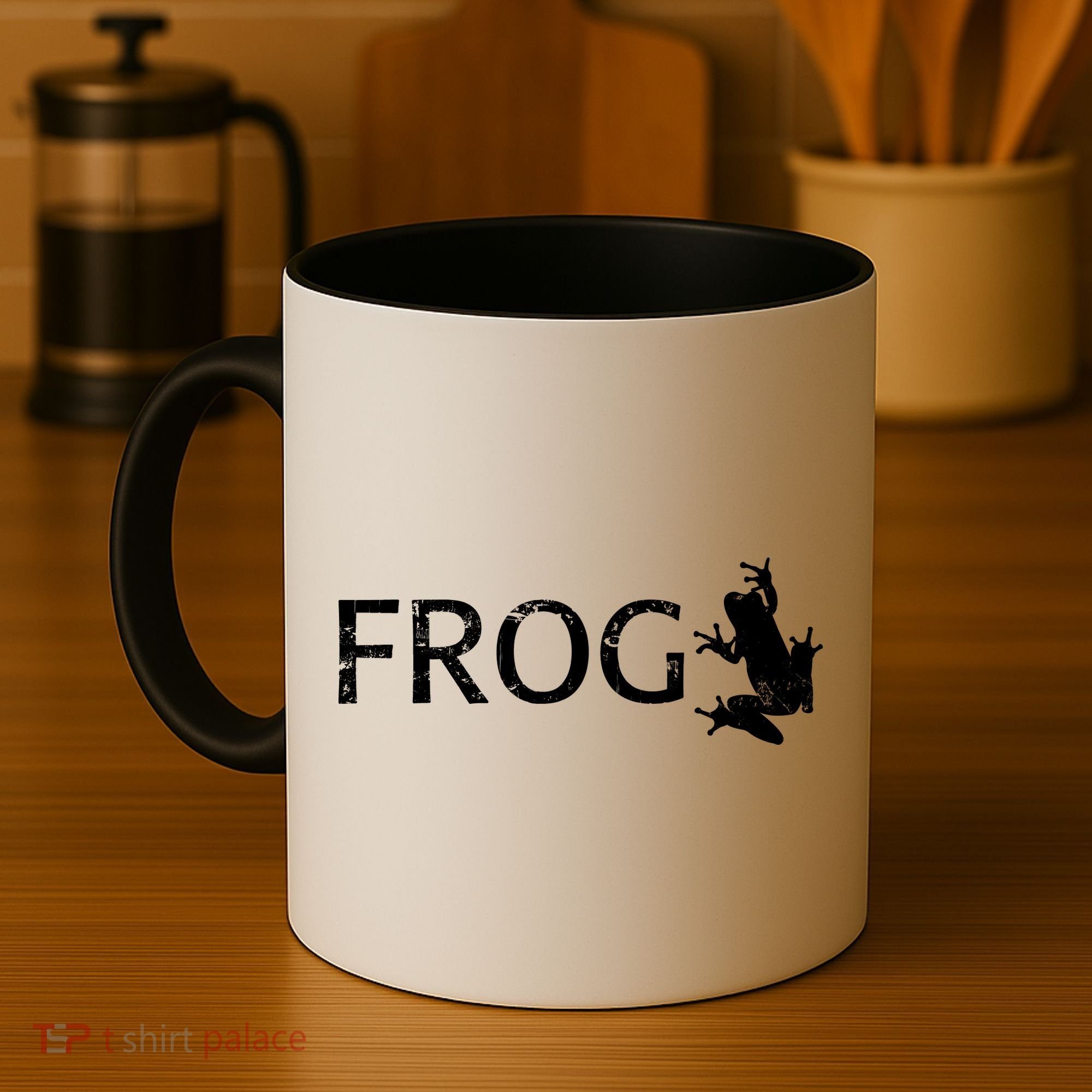 Cute Frog Logo Coffee Mug