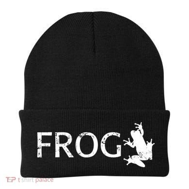 Cute Frog Logo Beanie
