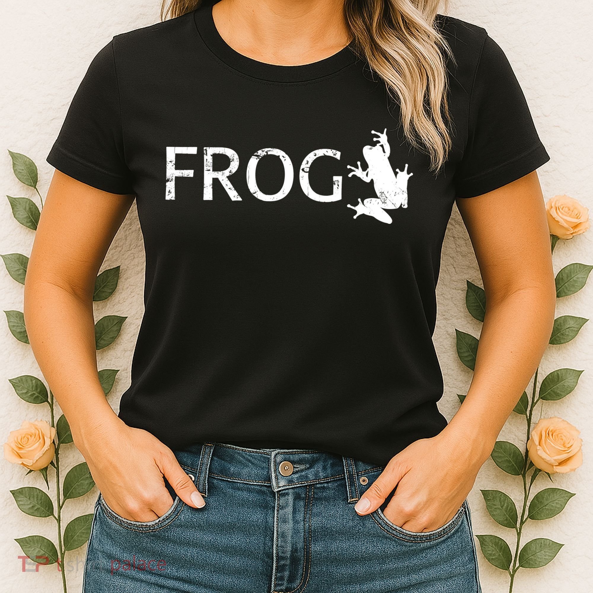 Cute Frog Logo Women's T-Shirt