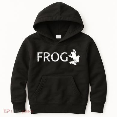 Cute Frog Logo Kids Hoodie
