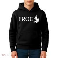 Cute Frog Logo Kids Hoodie thumb 4