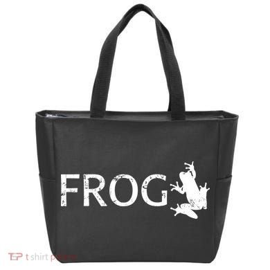 Cute Frog Logo Tote Bag