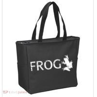 Cute Frog Logo Tote Bag thumb 2