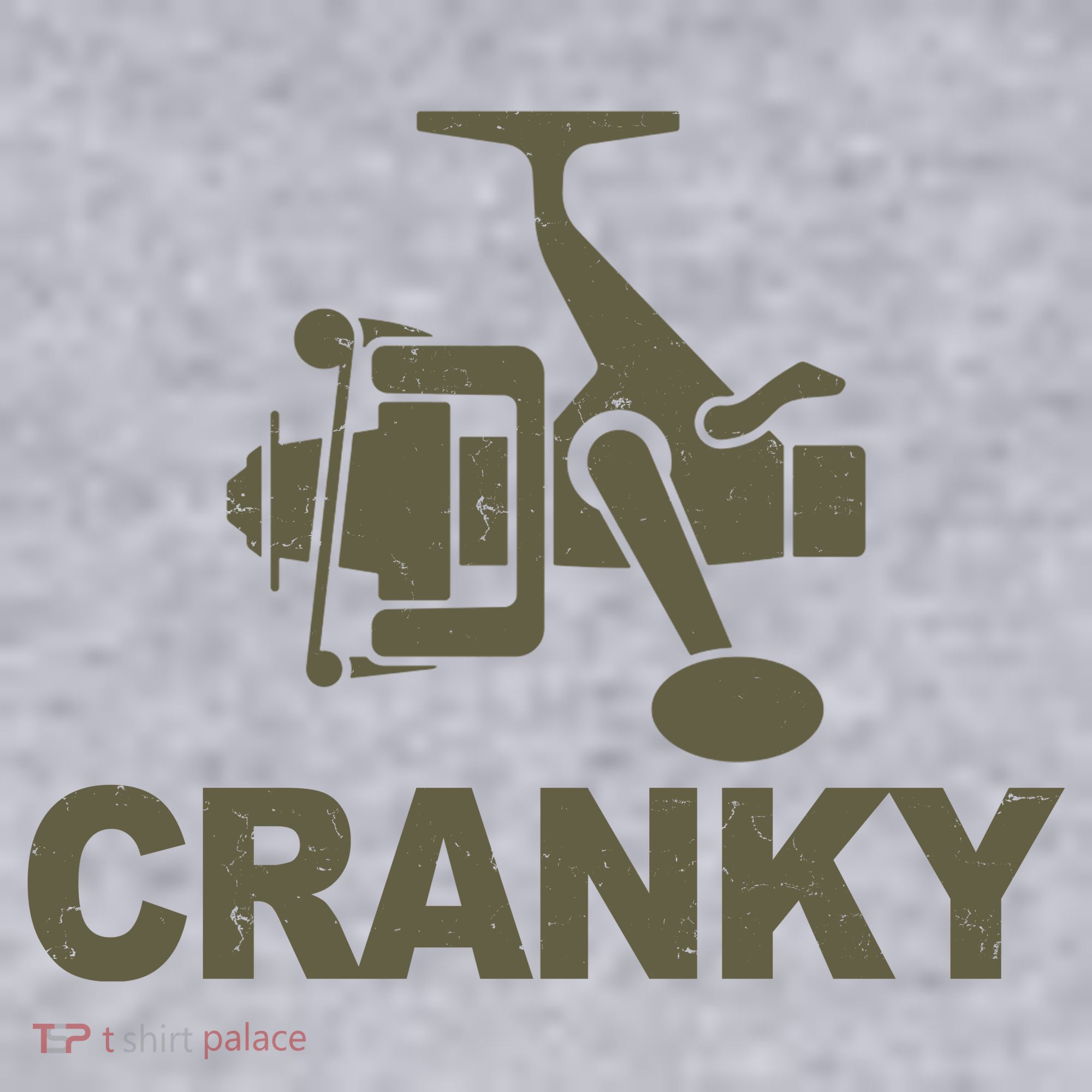 Crankbait Fishing Lure Cranky Funny Fishing Gift Women's Racerback Cropped Tank