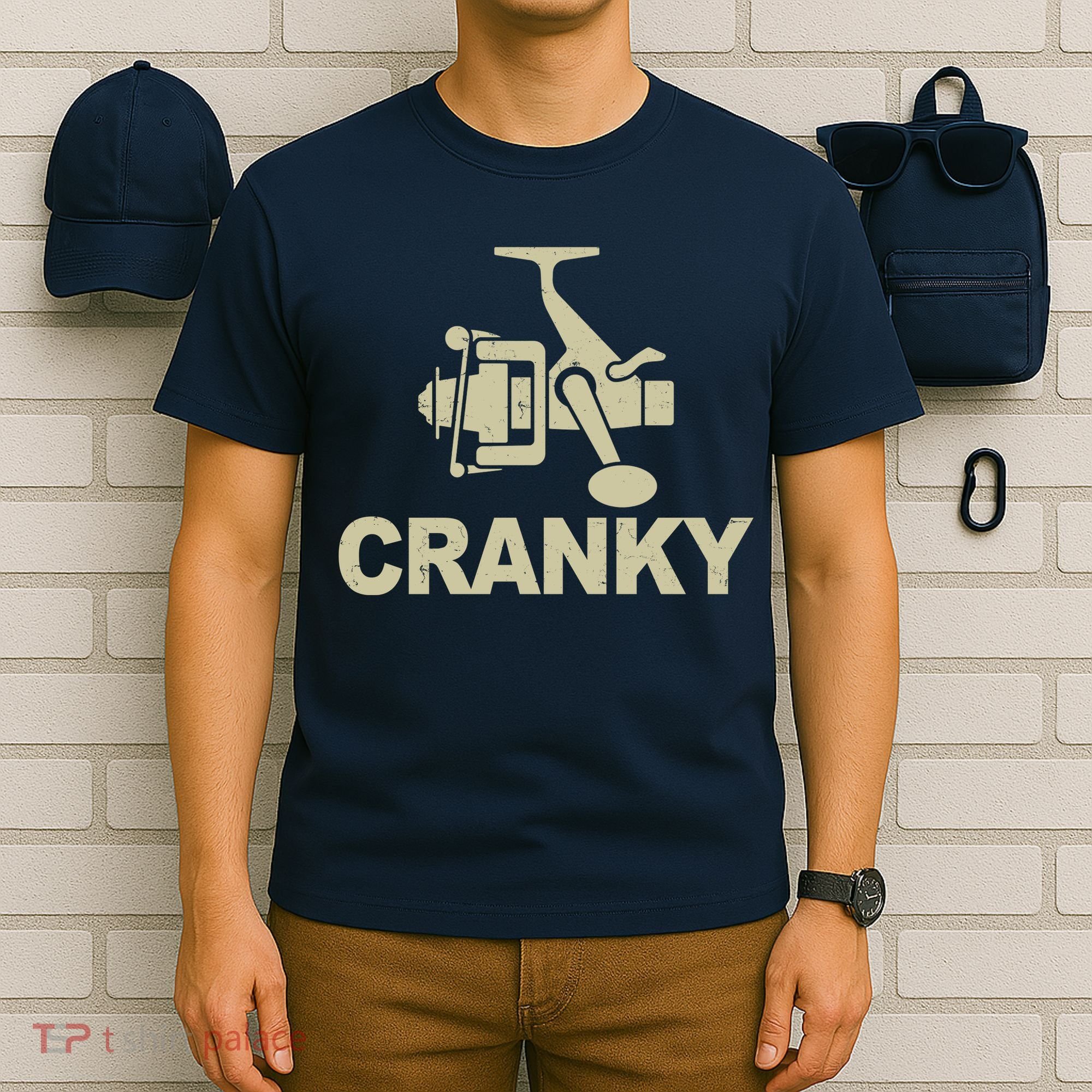 Crankbait Fishing Lure Cranky Funny Fishing Gift T-Shirt