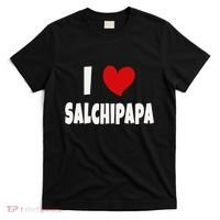 Colombian Food Lover Colombia I Love Salchipapa T-Shirt thumb 0