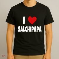 Colombian Food Lover Colombia I Love Salchipapa T-Shirt thumb 3