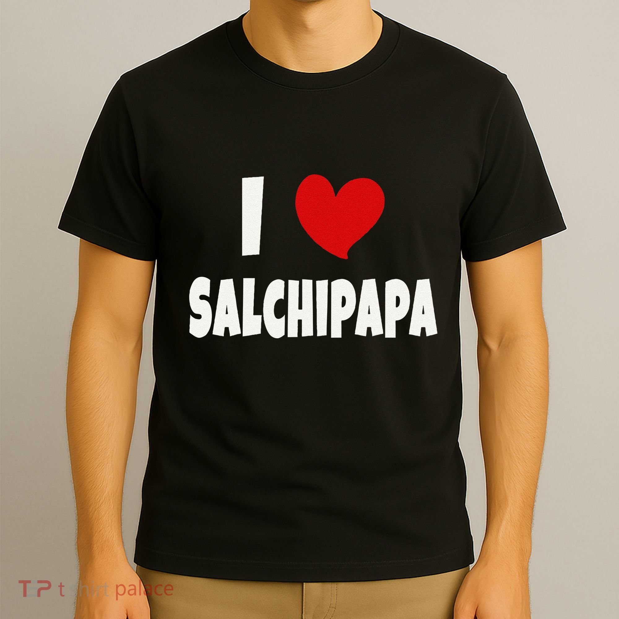 Colombian Food Lover Colombia I Love Salchipapa T-Shirt