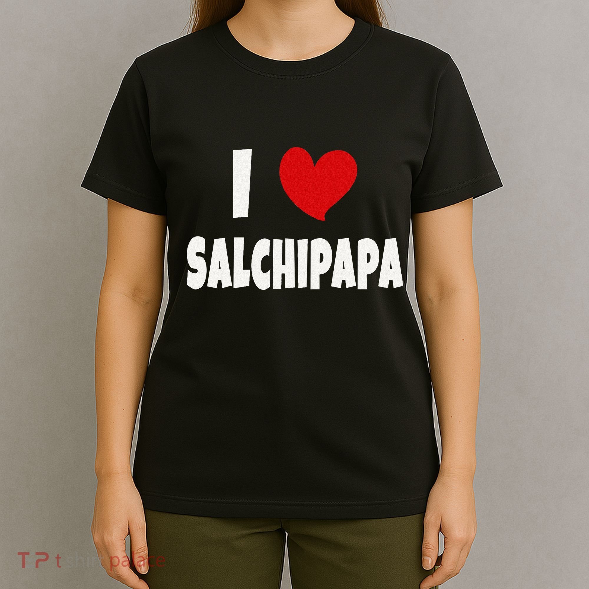 Colombian Food Lover Colombia I Love Salchipapa T-Shirt