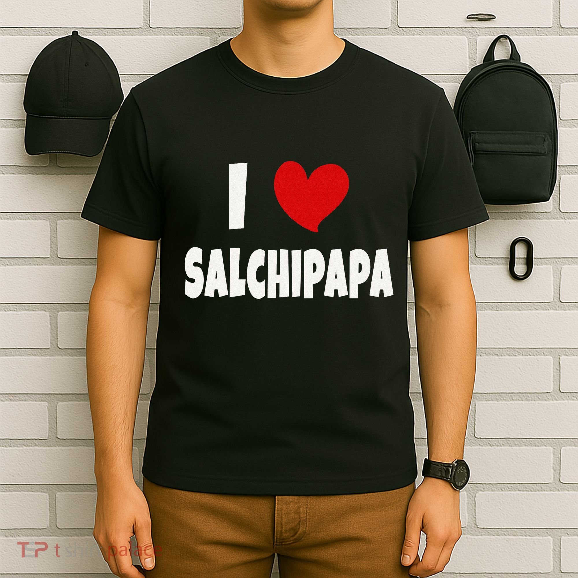 Colombian Food Lover Colombia I Love Salchipapa T-Shirt
