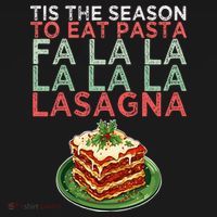 Christmas Fa la Lasagna Pasta Holidays Polo thumb 3