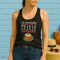 Christmas Fa la Lasagna Pasta Holidays Women's Tank Top thumb 2