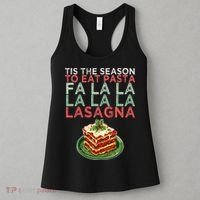 Christmas Fa la Lasagna Pasta Holidays Women's Tank Top thumb 3
