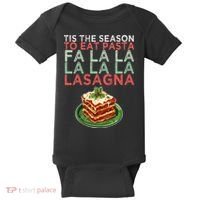 Christmas Fa la Lasagna Pasta Holidays Baby Bodysuit thumb 0