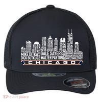 Chicago Football Legend Chicago Skyline Flexfit Unipanel Trucker Cap thumb 0