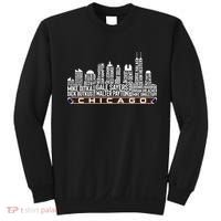 Chicago Football Legend Chicago Skyline Sweatshirt thumb 0