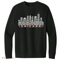 Chicago Football Legend Chicago Skyline V.I.T. Fleece Crew Sweatshirt thumb 0