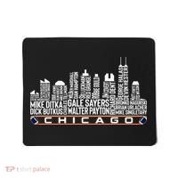 Chicago Football Legend Chicago Skyline Mousepad thumb 0