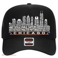 Chicago Football Legend Chicago Skyline Hat thumb 0