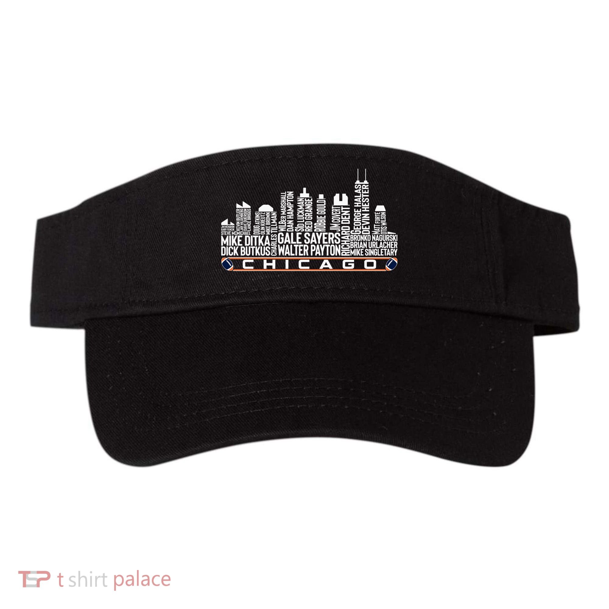 Chicago Football Legend Chicago Skyline Visor