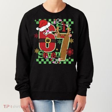 Christmas Funny Meme Six Seven 67 Women's Sweatshirt