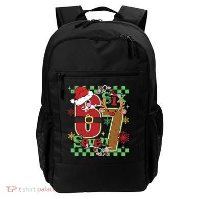 Christmas Funny Meme Six Seven 67 Backpack