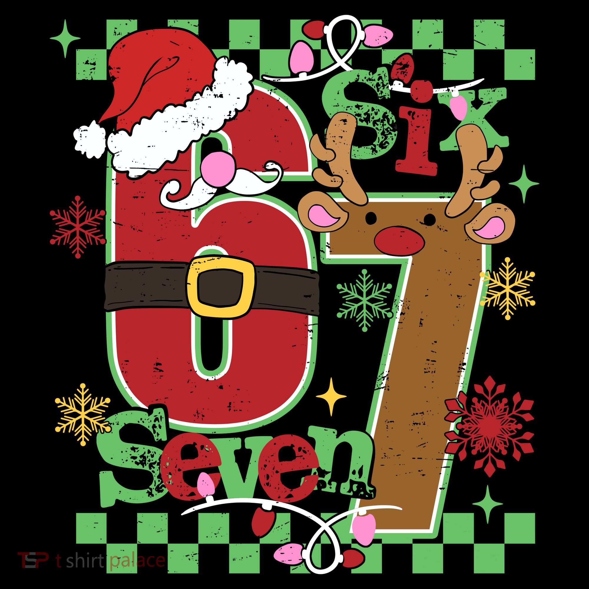 Christmas Funny Meme Six Seven 67 Backpack