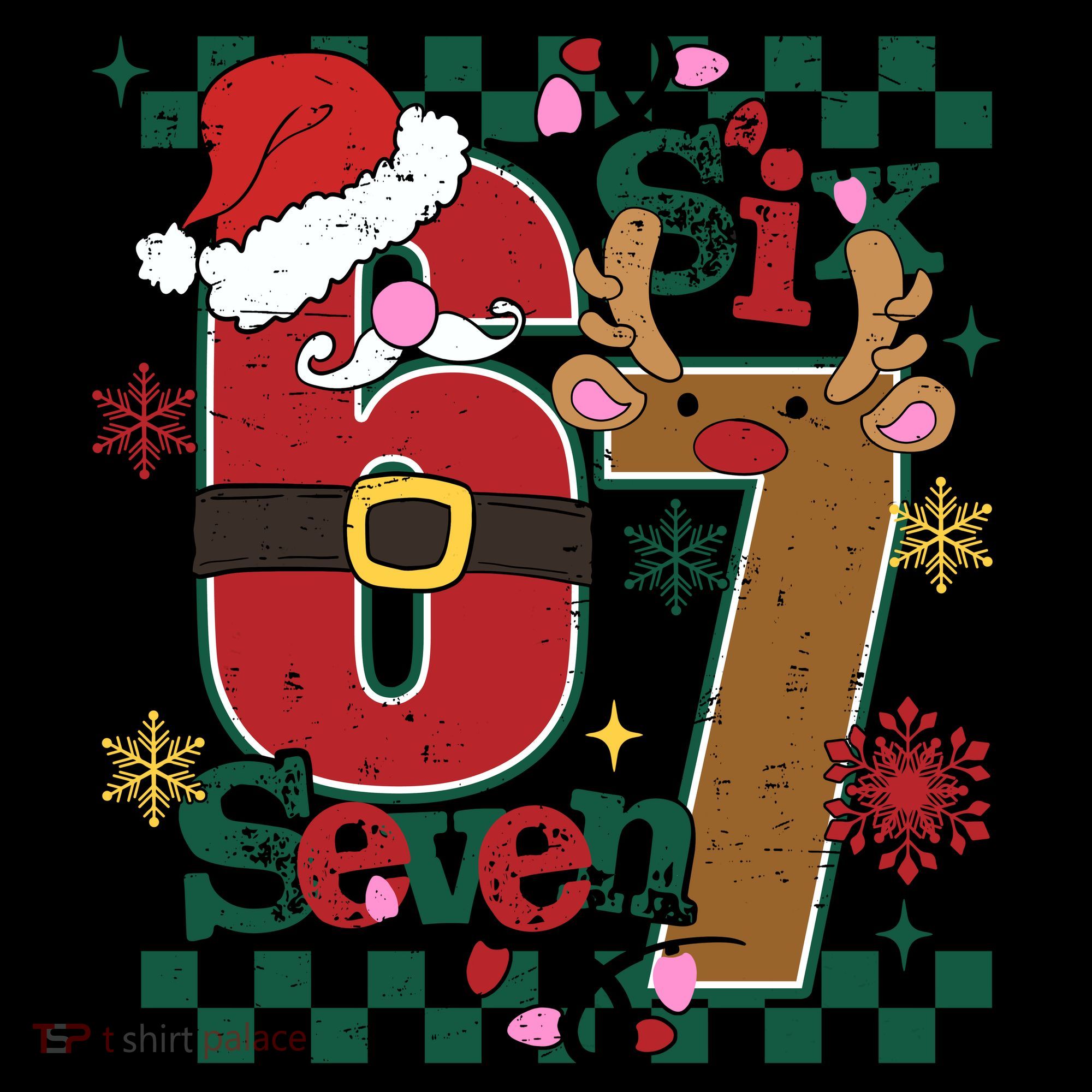 Christmas Funny Meme Six Seven 67 Coffee Mug