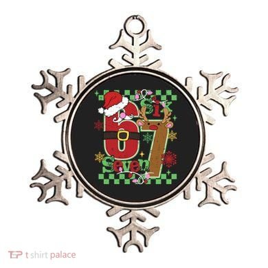 Christmas Funny Meme Six Seven 67 Ornament