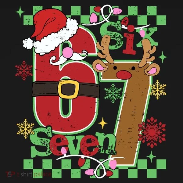 Christmas Funny Meme Six Seven 67 Toddler Hoodie