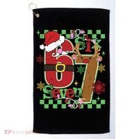 Christmas Funny Meme Six Seven 67 Golf Towel thumb 0